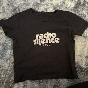 Brandy Melville Black Crop Top